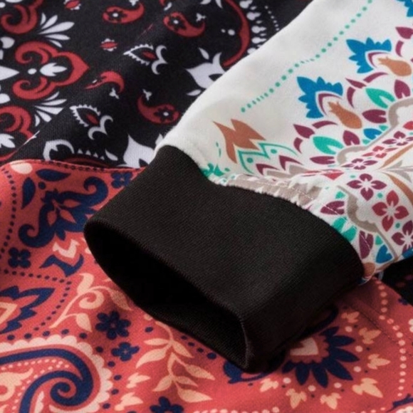 Brand New! Diamond Supply Co Paisley Patchwork Hoodie